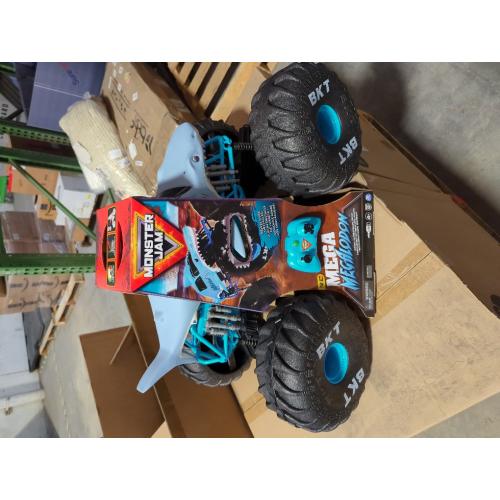 Monster Jam Official Mega Megalodon All-Terrain Remote Control Monster Truck