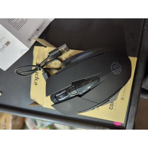 INPHIC Wireless Mouse Rechargeable, Upgraded Visible Battery, 2400 DPI, Silent Ergonomic Computer Wireless Mouse for Laptop, Mac, PC etc.