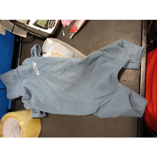 ROZKITCH Sphynx Cat Shirt, Breathable Soft Jumpers for Hairless Cats Only, Coat with Four Legs, Warm Sweater T-Shirt Pajamas Jumpsuit Vest Cornish Rex, Devon Rex, Peterbald Blue XL