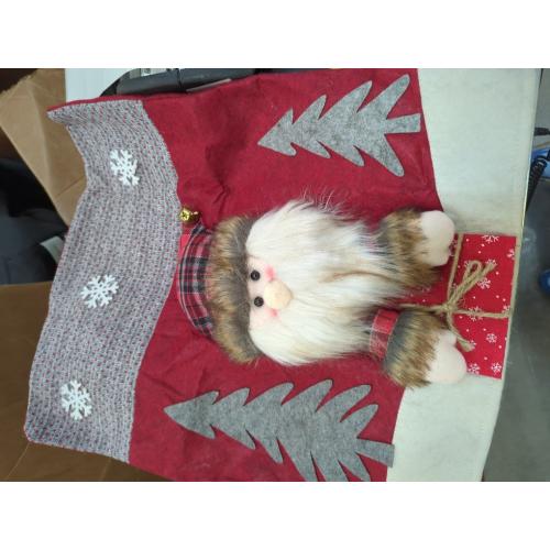 Christmas Chair Cover,Santa Claus Elf Reindeer Xmas Chair Cover,Santa Hat Chair Cover Dining Chair Covers Christmas Snowman Santa Claus Hat Slipcovers Decoration Chair Cover for Holiday Festival(#1)