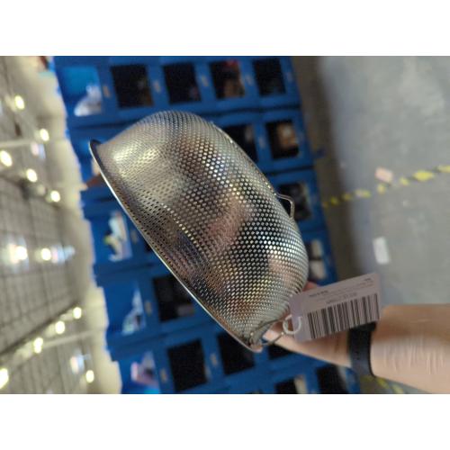 GREATLINK Food Pasta Colanders and Strainers for Kitchen Stainless Steel Collander, Kitchen Mesh Colander Large Metal Strainer for Pasta, Spaghetti, Berry, Veggies, Fruits, Noodles, Rice,Salads