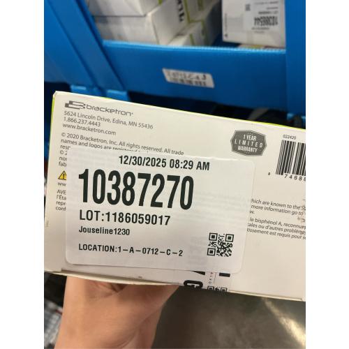 Bracketron BT29342 Mi-T Grip QI Mount Wireless Charging Phone Holder, Black