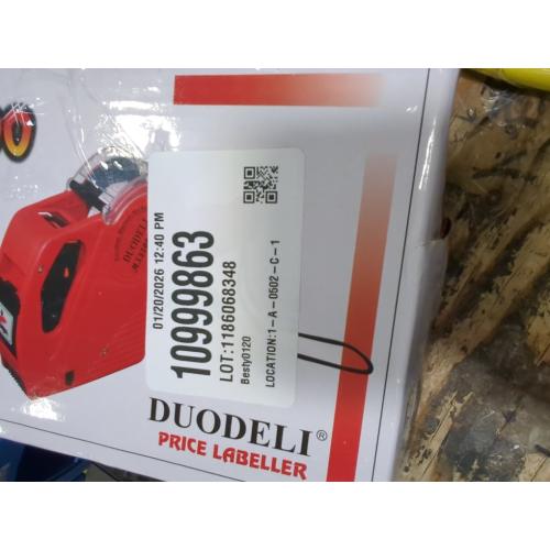 Price Gun,Handheld Price Tag Gun Red Pricing Gun with Extra 10,000 Pad Labels and 2 Pack of Inks Price Guns Tool Set for Retail, Price Stamp for Groceries Price Labeling
