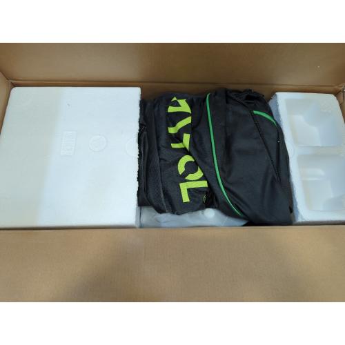 Black and Green Drywall Sander, 7.2A Electric Drywall Sander with Vacuum Dust Collection, LED Light, 6 Variable Speed Digital Display 900-1800RPM, Foldable & Extendable Handle, 9 Sanding Discs&3 Grid Sandpaper