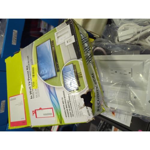 Legrand Wiremold In Wall TV Power Kit White (HT2202WHV1)