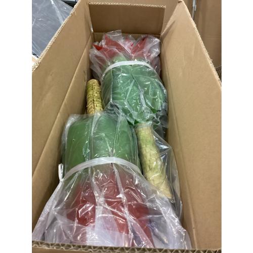 Velener Fall Fake Agave Artificial Plant, Red Fake Succulent Plant for Room Decor, Unpotted Faux Agave Stems Plant for Fall Outdoor/Indoor Decor, 28 inches, Set of 2