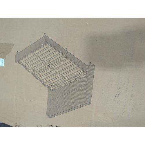 Dunwoody Upholstered Wingback Queen Size Platform Bed,Gray