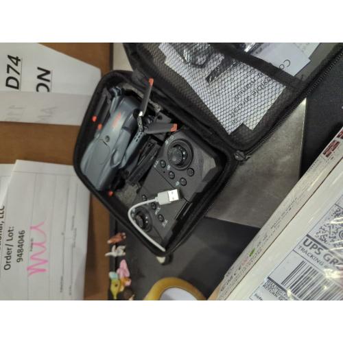 K6 Drone with 3 HD Cameras, Built in Battery, Folding Quadcopter for Age 14 and Older, Real Time View, Optical Positioning Hovering, Beauty Filter Shooting