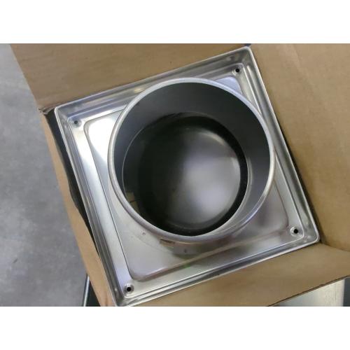 4-Inch External Extractor Wall Vent Cushioned Non Return Flap