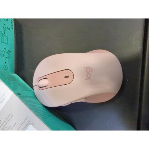 Logitech Wireless Mouse Signature M650- Small Hands, 2-Year Battery, Silent Clicks, Customizable Buttons, Bluetooth, PC/Mac/Chromebook - Rose, Right-Handed, Small-Medium