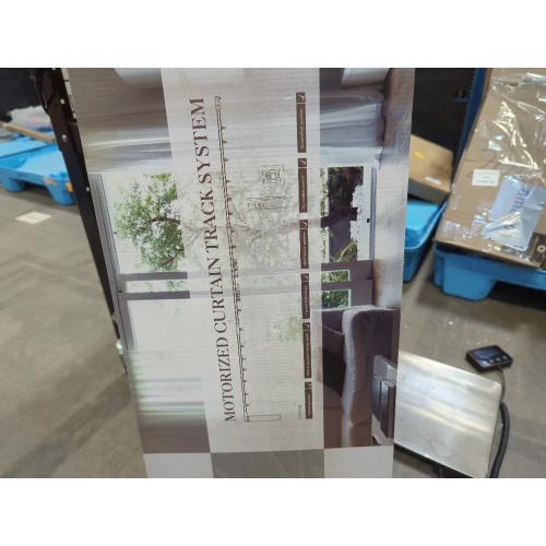 Electric Celling Curtain Tracks 87-244 Smart Curtains Motorized Opener Curtains Rods with Remote Control (236'')