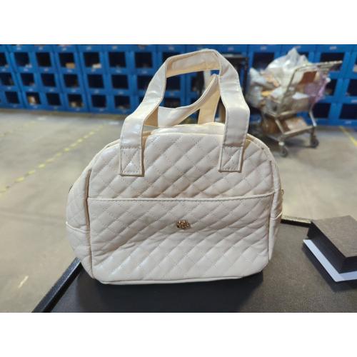 Insulated Lunch Bag PU Leather Lunch Bag Women Waterproof Lunch Tote Bag for Women Reusable Womens Lunch Box Multipurpose Beige Lunch Bag for Work Office Picnic Travel