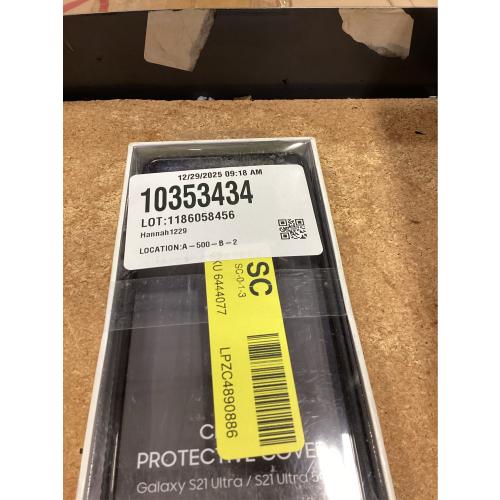 Samsung Clear Protective Cover EF-GG998 - Back cover for cell phone - black - for Galaxy S21 Ultra 5G