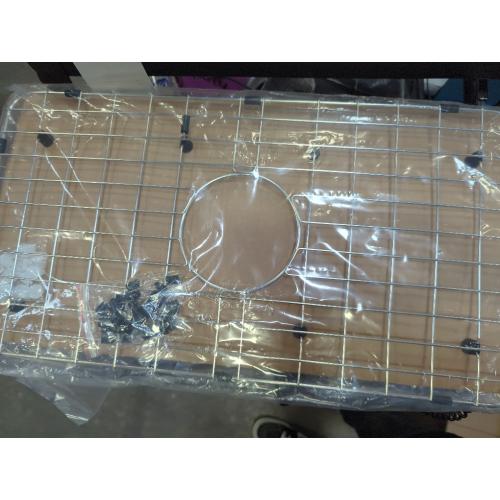 Serene Valley Sink Bottom Grid 24-1/8 x 12-5/8, Centered Drain with Corner Radius 1-1/2, Sink Protector NLW2412C