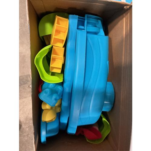 Water Table for Toddlers 3-5 4-8, 2-Tier 3 in 1 Kids Sand and Water Table, Summer Outdoor Beach Outside Backyard Activity Sensory Water and Sand Tables, Birthday Party Gift for Kids Boys and Girls