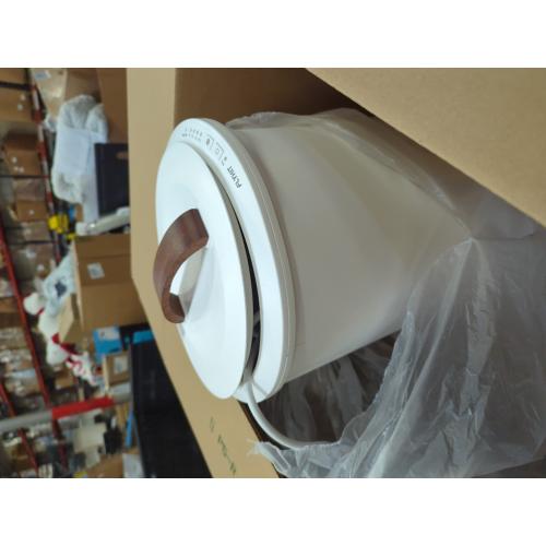 Large Towel Warmer for Bathroom - Heated Towel Warmers Bucket, Wood Handle, Auto Shut Off, Fits Up to Two 40X70 Oversized Towels, Bathrobes, Blankets, for Mother's Gifts, White