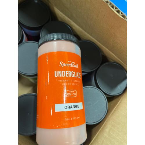 Speedball Underglaze Deluxe Pack, (12) 16-Ounce Colors, 2020 Color Glaze Assortment for Pottery & Ceramics