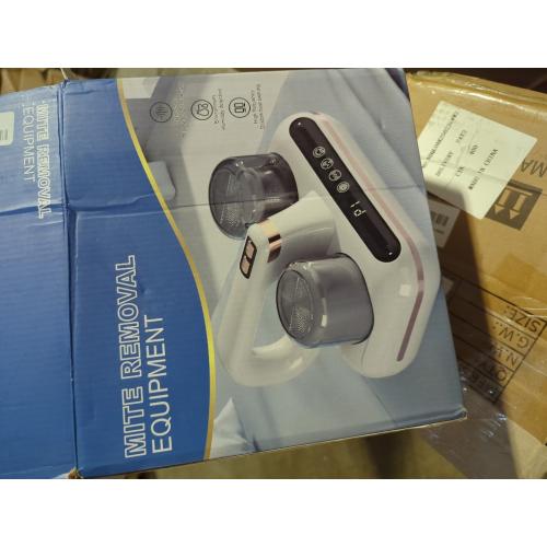 White Mattress Vacuum Cleaner, Handheld Bed Vacuum Cleaner 16Kpa Suction Low Noise with 4 Filter, Cordless Handheld Bed Vacuums Effectively Clean Up Bed, Pillows, Sofas, Carpets