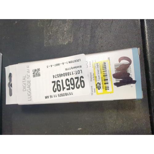 Conair Digital Luggage Scale, Luggage Weight Scale, 80lbs Scale with Overweight Alert in Black by Travel Smart