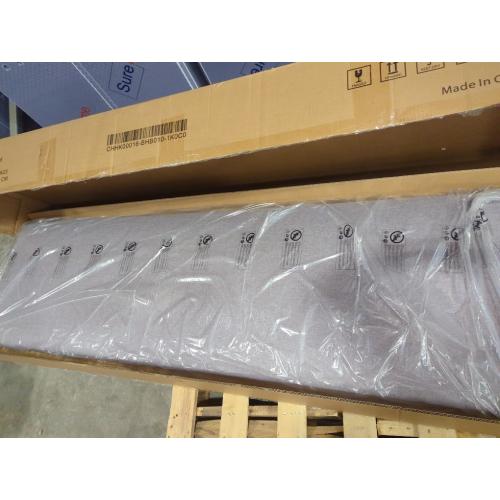 Belo Upholstered King Platform Bed Grey