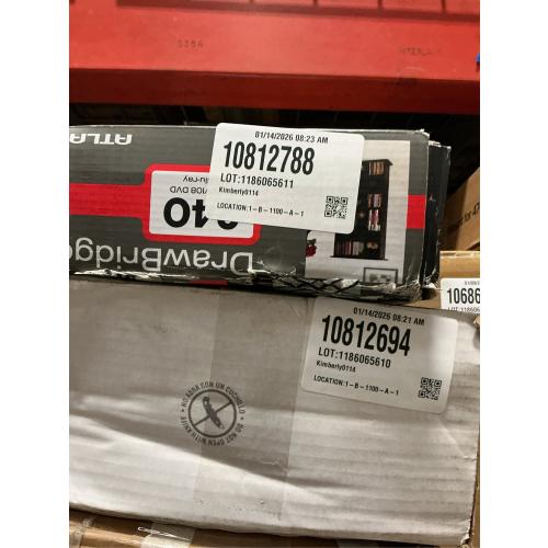 Atlantic Black Traditional Wood Media Cabinet