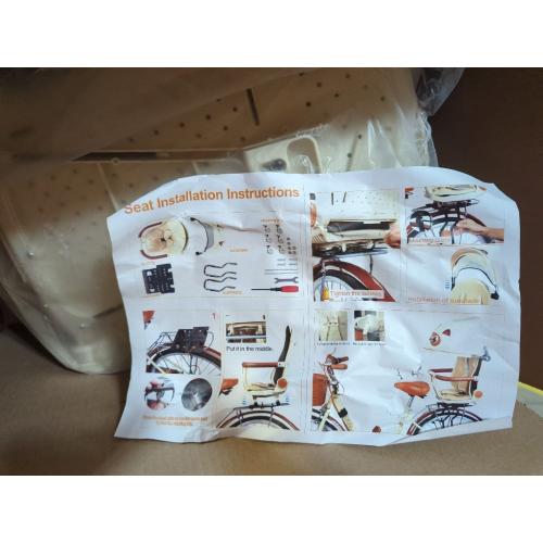 Kid's Bike seat Rear Child Carrier Bike Chair for Bicycle Kids seat for Children 2~4 Years,Weight 55 lbs