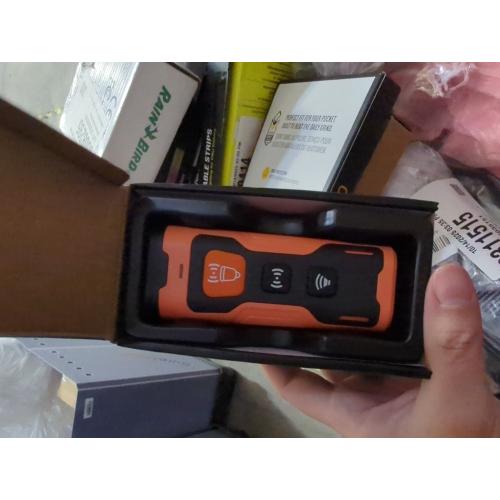 Dog Bark Deterrent Devices, Ultrasonic Anti Barking Device for Dogs, Stopping Own or Neighbor's Dog Barking,Portable Dog Training Device, Safe & Effective for Indoor & Outdoor Use, Orange