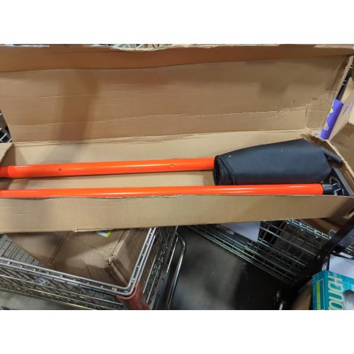 Black & Orange 2 pack HOLOTHURIAN Cabinet Jack Support Pole, 49.2-114.2 inches Third Hand Tools Adjustable Support Pole, 3rd Hand Support System for Upper Cabinet Installation, 154 LB Capacity, 2-Pack