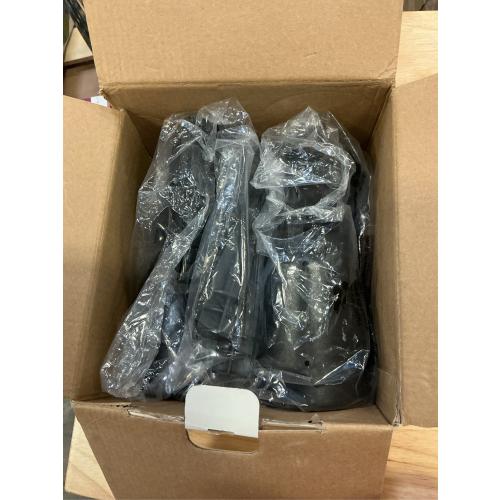 2pk Short Solar LED Outdoor Spotlights Matte Black - Threshold™: Weather-Resistant, Automatic, with Ground Stakes