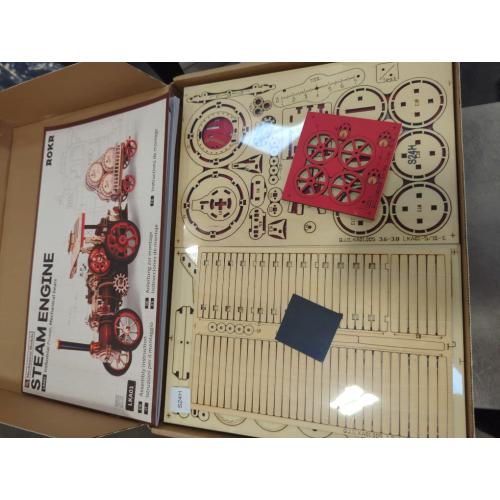 ROELKA01 Steam Engine 3D Wooden Puzzle