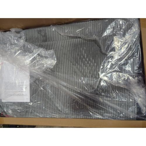 Gray 87Solid Wood Leg Corduroy 3-Person Sofa with 2 Pillows