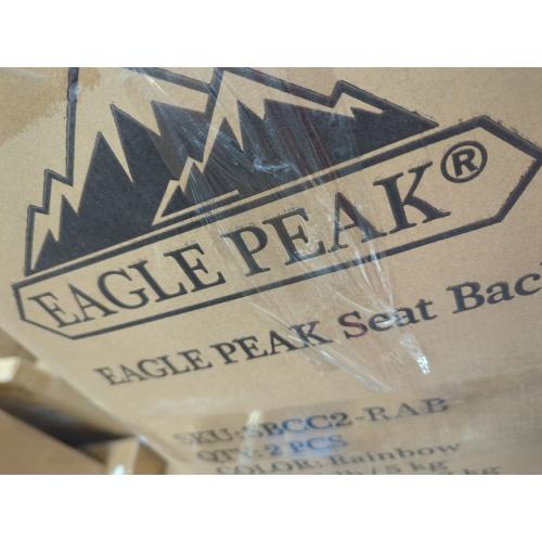 Size 42x21 Set of 2 Color Rainbow EAGLE PEAK Tufted Outdoor/Indoor Seat/Back Chair Cushions, Set of 2, 42'' x 21'', Rainbow