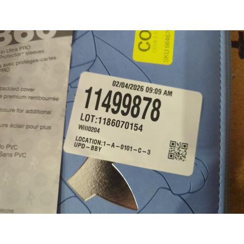 Ultra Pro ULP16413 Binder Pro Pokemon Elite Series Lucario 9 Pocket Card Game