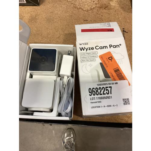 Pan V3 Wired Indoor/Outdoor 1080P HD Home Security Camera with Privacy Mode, Black