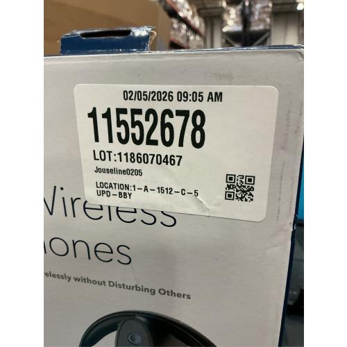 insignia - ns-hawhp2 rf wireless over-the-ear headphones - black