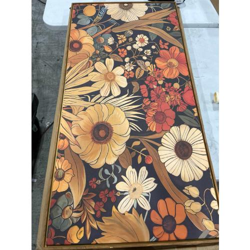 Aurlan Tropical Beach Sunset Framed Wall Art(16x24), 3PCS Coastal Ocean Island Canvas Artwork, Vintage Seascape Landscape Scenery Decor Prints for Office Home (Little Damaged; see the pictures)