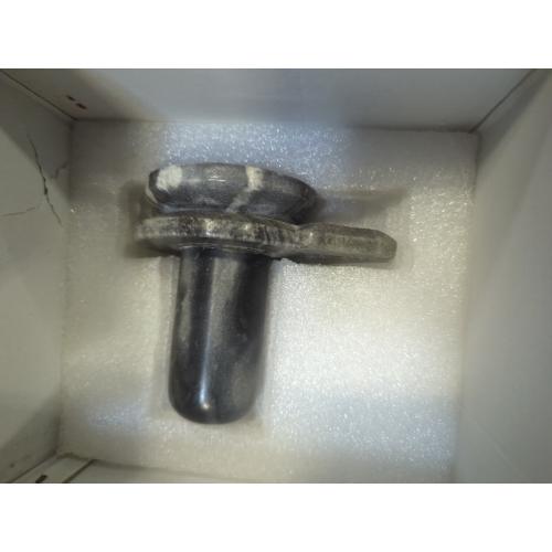 Natural Black Stone Shivalingam Shivling Shiv Ling Idol Statue Figurine for Home Decor and Pooja - 3.5 Inches