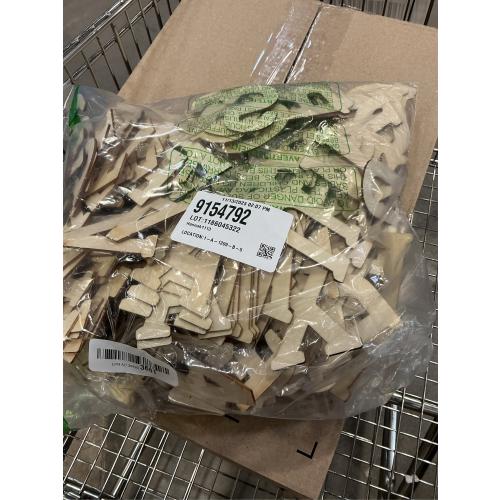 4 Wooden Letters - 52 Pcs Wood Alphabet for Crafts, Sign Decoration, Unfinished Wood for Painting/Wall Decor/Letter Board/DIY