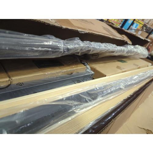 King Bed Frame With Storage Headboard and Charging Station Grey