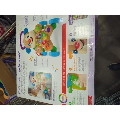 Fisher-Price Baby Toy Laugh & Learn Smart Stages Puppy Walker with Educational Music Lights & Activities for Infants Ages 6  Months