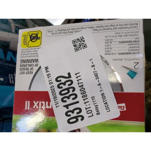 Elanco K9 Advantix II Flea and Tick Prevention - 11-20 lbs. - K9 Advantix II Medium Dog 2-Pack