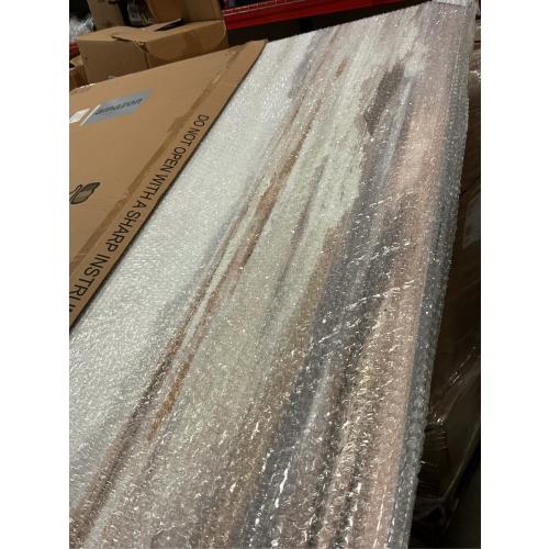 TRAIN2 ART Abstract Wall Art Canvas Wall Art for Living Room Brown and Grey Ocean Wall Decor Large Artwork for Bedroom Home Office 24x48