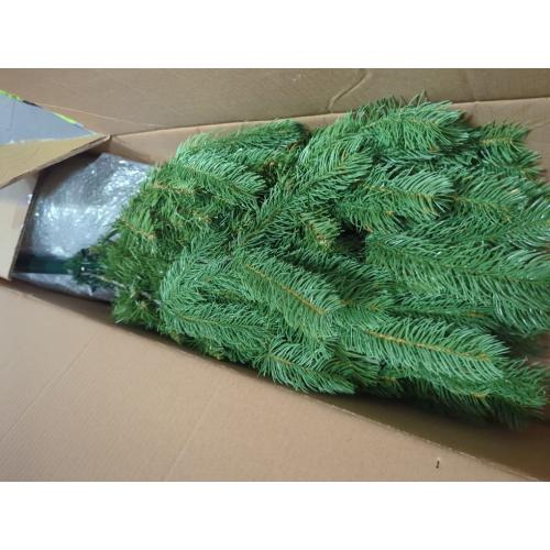 National Tree Company 4.5 ft Pre-Lit Downswept Douglas Fir Artificial Christmas Tree, 450 Multicolor Lights, 525 Feel Real Tips, Includes Stand, Green