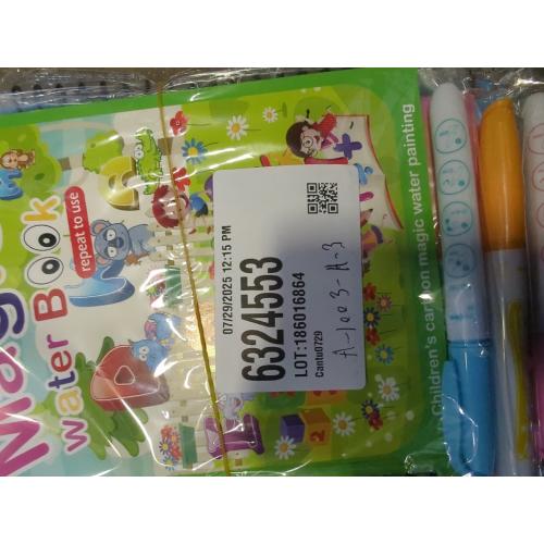 GLUN® Water Magic Book Random Theme B5 Pack of 3