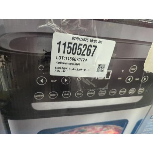 12.6-qt. Touchscreen Bella PRO Air Fryer Pizza Oven with Rotisserie in Stainless Steel