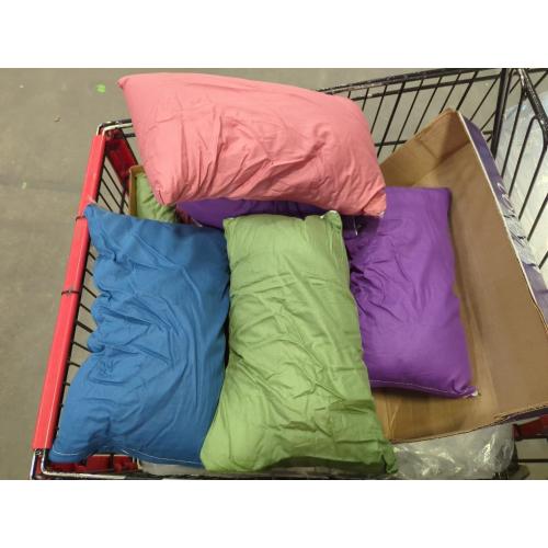 Kigley 12 Pack Mini Pillows for Daycare 9.1 x 13.8'' Small Travel Pillow Bulk Soft Breathable Cotton Pillow for Nap Travel Pet Neck Lumbar Purse Insert (Dark Color)