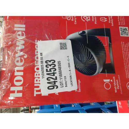 Honeywell HT-900 TurboForce Air Circulator Fan Black, Small- 4 Pack