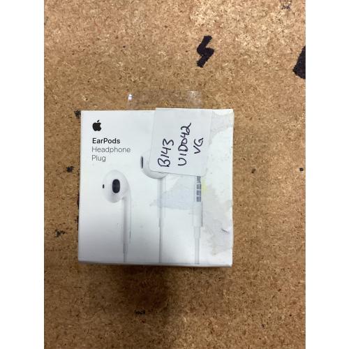 Apple EarPods Headphones with 3.5mm Plug, Wired Ear Buds with Built-in Remote to Control Music, Phone Calls, and Volume