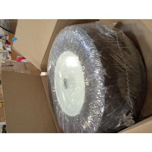 105-3471 Front Wheel and Tire Assembly Replacement for Toro TimeCutter Z 4.10/3.50-4/Exmark Quest Z-Turn Riding Mower(1 Pack)