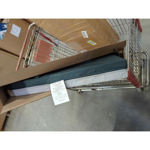 24x20x3 Grey and Green Kölbs Gel Extreme Wheelchair Cushions Seat Cushion, Coccyx, Sciatica & Tailbone Pain Relief Seating Pad Ideal for Office, Kitchen Wheelchairs and Auto, 24 x 20, 3 Inch Thick